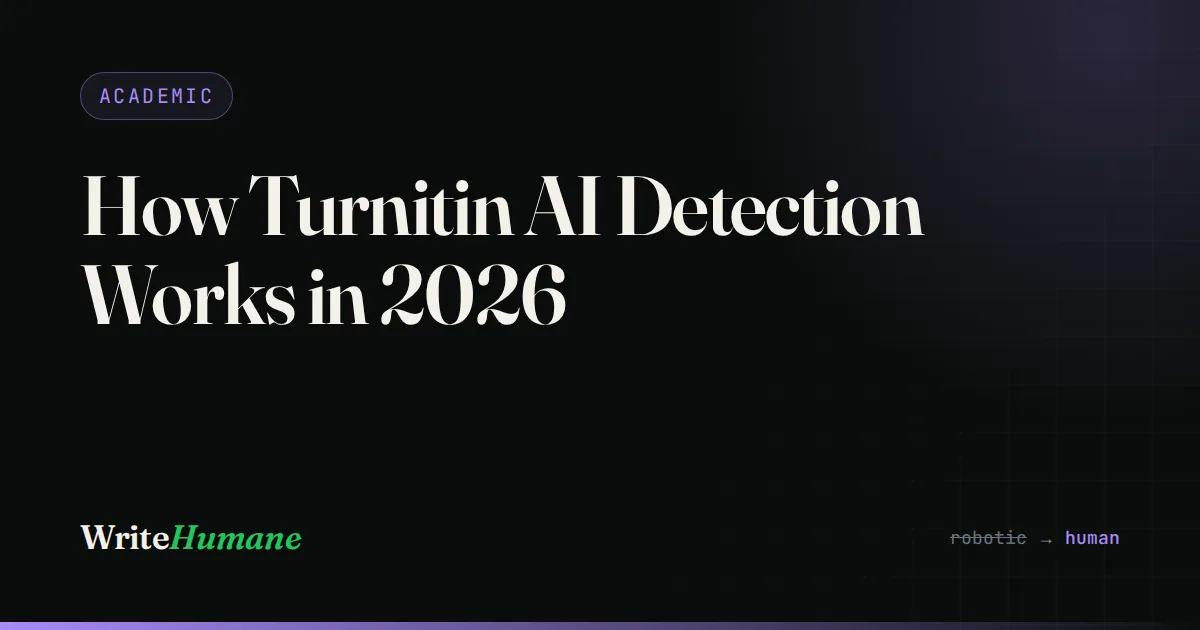 How Turnitin AI Detection Works in 2026